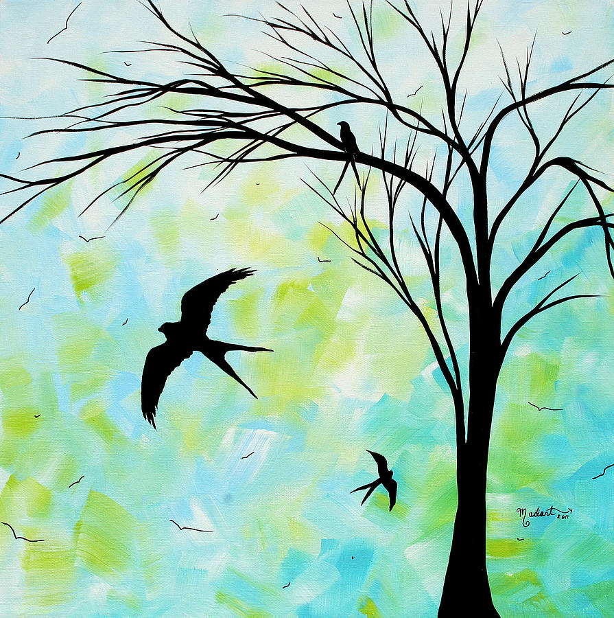 Tree Birds Freedom